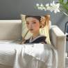 唯美少女毛絨抱枕套 - Okomall