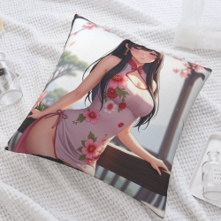 少女向け和風桜柄クッションカバー - Okomall