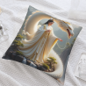 Housse de coussin en peluche sur le thème des fées - Okomall