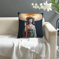 일본풍 плюшевый подушка - 일본의 아름다움 - 45x45cm | OKO Mall