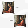Housse de coussin en peluche Geisha - 18x18 pouces | Okomall