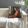 Housse de coussin en peluche Geisha - 18x18 pouces | Okomall