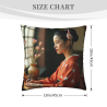 기모 깃옷 인형 쿠션 커버 게이샤 - 18x18인치 | Okomall