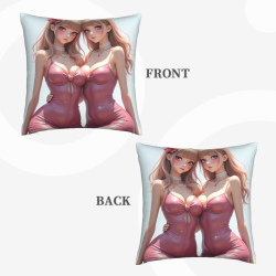 Adorabile Federa Cuscino in Peluche a Doppio Lato per Ragazze - Okomall