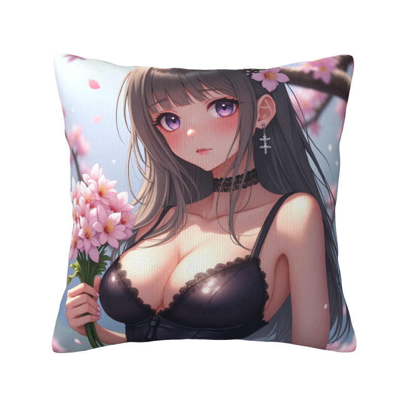 Мягкая плюшевая наволочка с принтом "Dreamy Girl" - Okomall