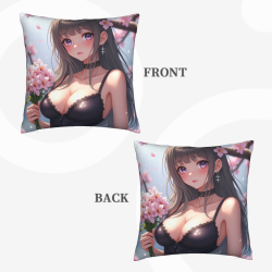 Housse de coussin en peluche Magical Girl - Okomall