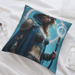 Housse de coussin en peluche Guerrier Fantastique - Okomall