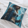 Copri-cuscino in peluche Guerriero Fantasy - Okomall