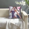 Housse de coussin en peluche anime fille à double face - paysage de rêve | Okomall