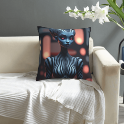 Funda de Almohada de Peluche de Cielo Estrellado - Okomall