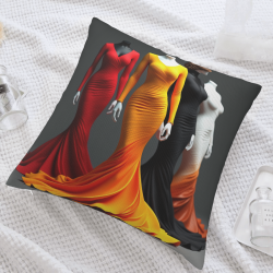 Elegantes, stromlinienförmiges Druck-Plüsch-Kissenbezug - Okomall