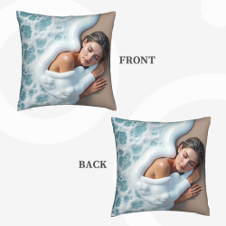 Housse de coussin en peluche pour fille de rêve - Magasin officiel Okomall