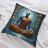 Housse de coussin en peluche style zen futuriste - Okomall