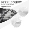 双面印花女性肖像毛绒抱枕套 - Okomall