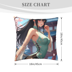 Funda de Almohada Anime Niña - Okomall