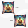 Housse de Coussin en Peluche Etoiles et Papillons - Okomall