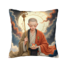 禪意武士毛絨抱枕套 - Okomall