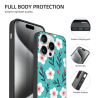 جراب iPhone 15/Pro/Max - تصميم أزهار بسيط | okomall