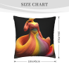 무지개 그라데이션 плюшевый 쿠션 커버 - 18x18인치 | Okomall
