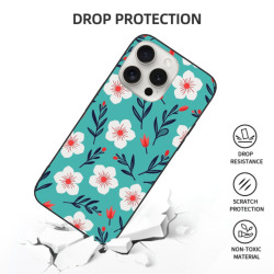 جراب iPhone 15/Pro/Max - تصميم أزهار بسيط | okomall