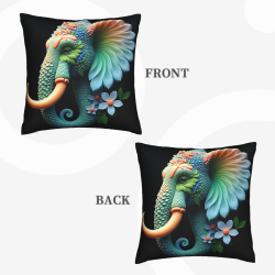 Enchanted Forest Plush Pillow Cover - Okomall