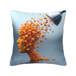 Copri-cuscino in peluche astratto a forma di goccia d'acqua - Okomall
