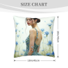 Housse de coussin en peluche style champêtre frais - Okomall