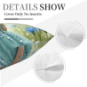 Housse de coussin en peluche style champêtre frais - Okomall