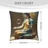 Avalokiteshvara Plush Pillow Cover - 18x18 inches | OKOMALL