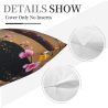 Cuscino in peluche con ritratto di donna e fiori da sogno - Okomall
