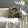 Abstract Forest Pattern Plush Pillow Cover - Okomall