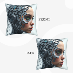 Cyberpunk Portrait Pillow Cover - Okomall