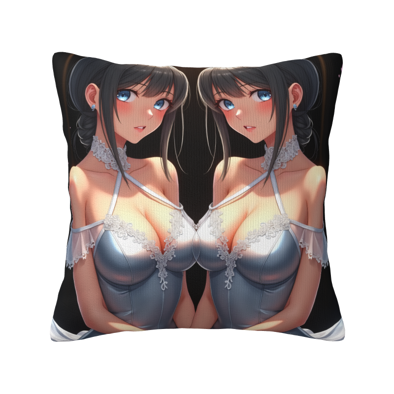 精美動漫少女抱枕套 - Okomall