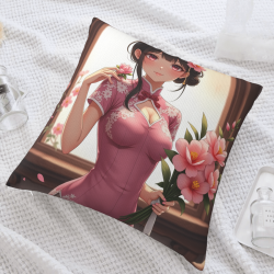 精緻少女風抱枕套 - OkoMall