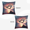 Twilight Mountains Scenic Plush Pillow Cover - Okomall