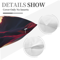 Twilight Mountains Scenic Plush Pillow Cover - Okomall