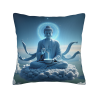 Cuscino in peluche con Buddha Zen - 18x18 pollici | Okomall