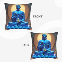 Zen Landscape Plush Pillow Cover - Okomall