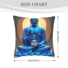 Zen Landscape Plush Pillow Cover - Okomall
