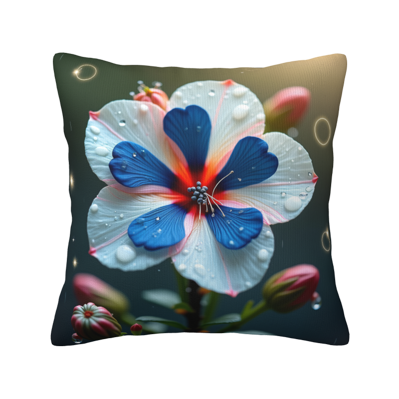 Flores florecientes - Funda de cojín de felpa | OKOMALL