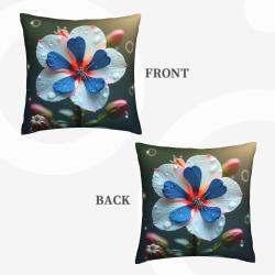 Flores florecientes - Funda de cojín de felpa | OKOMALL