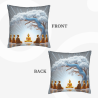 Zen Bodhi Tree Plush Pillow Cover - Okomall