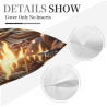 Funda de cojín de peluche con imagen de Buda Zen - 18x18 pulgadas | Okomall