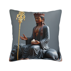 관음보살 모티브의 плюшевый подушка Zen - Okomall