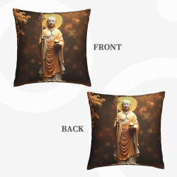 Funda de cojín de peluche Zen - 18x18 pulgadas | Okomall