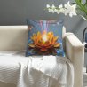 Housse de coussin en peluche à effet halo magique - Okomall