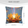 Housse de coussin en peluche à effet halo magique - Okomall