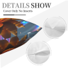 Funda de cojín de peluche con efecto halo mágico - Okomall