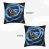 Housse de coussin en peluche à texture abstraite de gouttes d'eau - Okomall