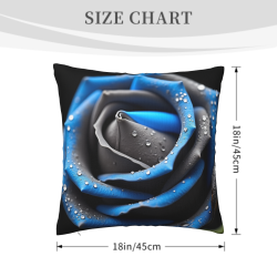 Housse de coussin en peluche à texture abstraite de gouttes d'eau - Okomall